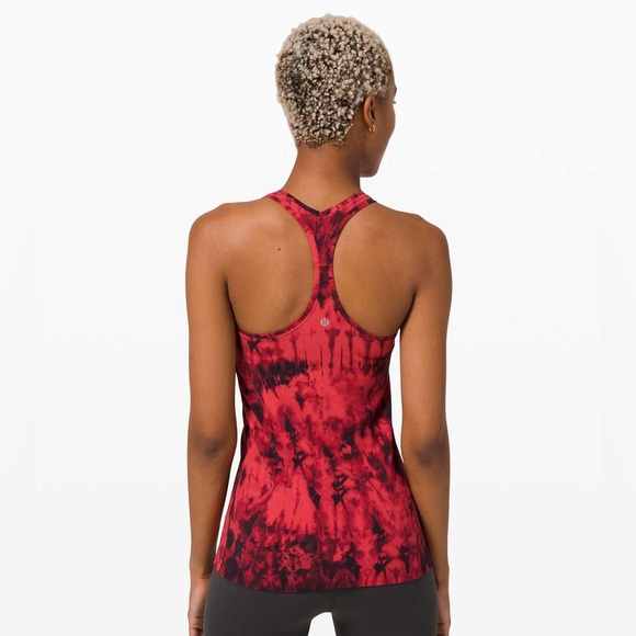 lululemon athletica Tops - NWOT Lululemon Cool Racerback II Nulu *Game Day Game Day Red Black Multi Size 6